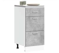 ""Remise""Armoire de plancher ""Lyon"" - Buffet Bahut de cuisine/Meuble bas - gris 40x46x81,5 cm JILIMAISON2025 7963895