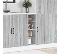 ""Remise""Armoire de plancher ""Riga"" - Buffet Bahut de cuisine/Meuble bas - sonoma gris 20x44,5x81,5 cm JILIMAISON2025 1829381