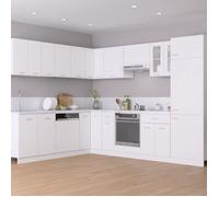 ""Remise""Armoire de rangement suspendue Pour cuisine - Meuble haut ""Lyon"" Blanc 60 x 31 x 40 cm ,bois d'ingénierie JILIMAISON2025