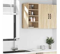 ""Remise""Armoire de rangement suspendue Pour cuisine - Meuble haut ""Riga"" chêne sonoma 30 x 29,5 x 60 cm JILIMAISON2025 6701314