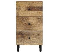 ""Remise""Armoire latérale/Buffet bas/Armoire de salon - grand espace - 40 x 33 x 75 cm bois massif de manguier *aspect