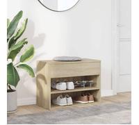 ""Remise""Armoire/meuble à chaussures Banc à chaussures ,Chêne sonoma, 60 x 30 x 45 cm - bois d’ingénierie JILIMAISON2025 18637462