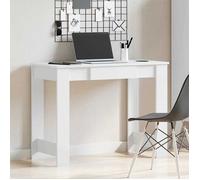 ""Remise""Bureau informatique - Table de Bureau blanc 100 x 45 x 75 cm - bois d'ingénierie JILIMAISON2025 3535598