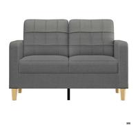 ""Remise""Canapé - CLIC-CLAC - à 2 places Gris foncé 120 cm Tissu JILIMAISON2025 2032476