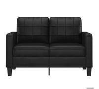 ""Remise""Canapé - CLIC-CLAC - à 2 places Noir 120 cm Similicuir JILIMAISON2025 8769345