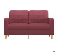 ""Remise""Canapé - CLIC-CLAC - à 2 places Rouge bordeau x 140 cm Tissu JILIMAISON2025 26433636
