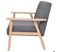 ""Remise""Canapé - CLIC-CLAC - à 2 places Tissu Gris foncé JILIMAISON2025 81767753