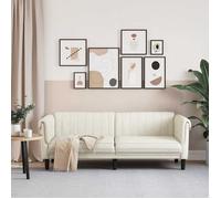 ""Remise""Canapé - CLIC-CLAC - à 3 places crème velours JILIMAISON2025 83442130