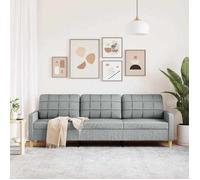 ""Remise""Canapé - CLIC-CLAC - à 3 places Gris clair 210 cm Tissu JILIMAISON2025 13013550