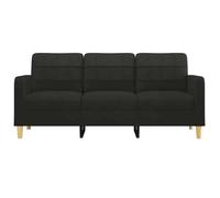 ""Remise""Canapé - CLIC-CLAC - à 3 places Noir 180 cm Tissu JILIMAISON2025 19241770
