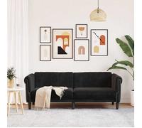 ""Remise""Canapé - CLIC-CLAC - à 3 places noir velours JILIMAISON2025 53978179