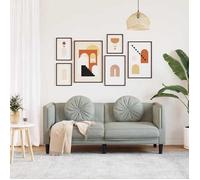 ""Remise""Canapé - CLIC-CLAC - avec coussins 2 places gris clair velours JILIMAISON2025 86160836