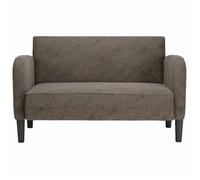 ""Remise""Canapé - CLIC-CLAC - causeuse gris foncé 110 cm similicuir JILIMAISON2025 16445520