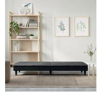 ""Remise"" CLIC-CLAC,Canapé Lit Convertible 2 Places, gris foncé tissu JILIMAISON2025 2523124