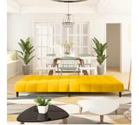 ""Remise"" CLIC-CLAC,Canapé Lit Convertible , 2 places, jaune velours JILIMAISON2025 83195021