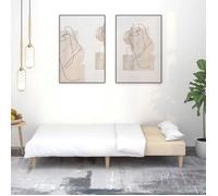 ""Remise"" CLIC-CLAC,Canapé Lit Convertible , à 2 places, crème tissu JILIMAISON2025 81156409