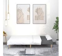 ""Remise"" CLIC-CLAC,Canapé Lit Convertible , à 2 places, gris foncé tissu JILIMAISON2025 46159809