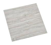 ""Remise""Dalles de terrasse/Revêtement de sol Dalles de plancher - autoadhésives 20 pcs - CLOUD - PVC 1,86 m² gris clair