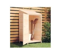 Remise de jardin 55x52x112 cm Bois de sapin solide 152178