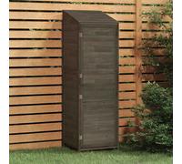 vidaXL Remise de jardin Anthracite 55 x 52 x 112 cm Bois de sapin solide