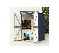 Vidaxl Remise De Jardin Murale Anthracite 118x100x178 Cm Acier