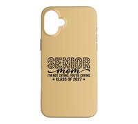 Remise des diplômes de la 2027 de Leopard Senior Mom Je ne pleure Pas Coque pour iPhone 16 Plus