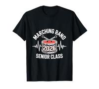 Remise des diplômes de l'orchestre de la 2026 du Groupe Heartbeat en Mars T-Shirt