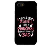 Remise Diplôme Baccalauréat Fille Princesse Humour bac Coque pour iPhone SE (2020) / 7/8