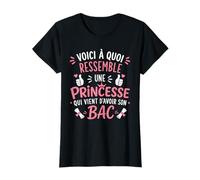 Remise Diplôme Baccalauréat Fille Princesse Humour bac T-Shirt