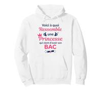Remise Diplôme du bac Fille Princesse Humour Baccalauréat Sweat à Capuche