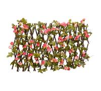 ""Remise""Écran en treillis/Cloture Extérieur - JMS - Treillis de lierre artificiel extensible rose foncé 180x20 cm MAISON2025 14778