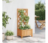 ""Remise"" Jardinière avec treillis - SUMMER - marron - Bois massif de sa- pin JILIMAISON2025 24067618