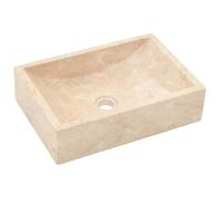 ""Remise"" Lavabo - UU - 45x30x12 cm marbre crème brillant JILIMAISON2025 46305309