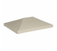 ""Remise""Tonnelle barnum Anti UV/soleil, Couverture de dessus de belvédère 310 g / m² 4 x 3 m Beige JILIMAISON20257672744