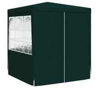 ""Remise""Tonnelle barnum Anti UV/soleil, Tente de réception avec parois latérales, 2,5 x 2,5 m Vert 90 g/m² JILIMAISON20258885676