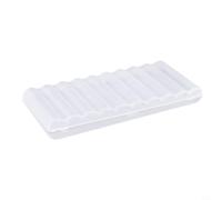 RemixAst Boîte de rangement transparente pour piles 410 emplacements pour piles AA AAA 9 V - Support en plastique rigide transparent avec support mural - Caddy de voyage compact de 10,4 cm