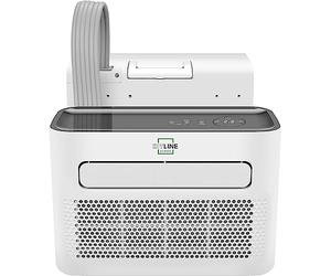 Remko Climatiseur mobile split idéal pour caravanes et campings Blanc - 1500W - Capacité 5118 BTU/hr Mode nuit - Déshumidificateur inclus