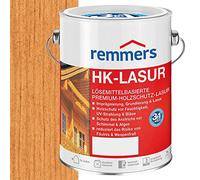 Remmers Lasure HK Mélèze, 20 litres, Lasure bois Premium, décorative, solvantée, pour l'extérieur. Triple protection avec imprégnation, primaire, lasure