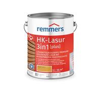 Remmers Aqua Lasure HK 3en1 chêne clair, 5 litres, Lasure pour bois, Imprégnation + primaire + lasure en un produit, pour les palissades, carports et abris de jardin