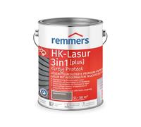 Remmers Aqua Lasure HK 3en1 Grey Protect gris graphite, 5 litres, Lasure pour bois, Protection 3 en 1 pour le bois, en teintes de gris naturel, pour les palissades, carports et chalets de jardin