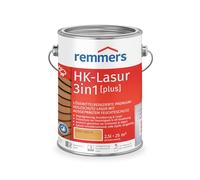 Remmers Aqua Lasure HK 3en1 pin/mélèze, 2,5 litres, Lasure pour bois, Imprégnation + primaire + lasure en un produit, pour les palissades, carports et abris de jardin