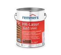 Remmers Aqua Lasure HK 3en1 teak, 5 litres, Lasure pour bois, Imprégnation + primaire + lasure en un produit, pour les palissades, carports et abris de jardin