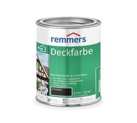 Remmers Peinture de finition Noir – 0,75 L – Aqueuse intérieur/extérieur pour bois et zinc