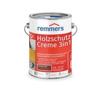 Remmers Crème de protection du bois Teck, 2,5 litres, Protection professionnelle en crème, lasure Premium décorative. Triple protection du bois: imprégnation + primaire + lasure.