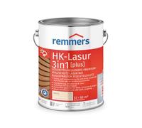 Remmers HK Lasur 3 en 1 [plus] Blanc mat 5 l Lasure de protection du bois de qualité supérieure à faible solvants pour extérieur 3 en 1 Séchage rapide Durable