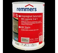 Remmers HK Lasur Grey Protect 0,75 L Gris platine - Imprégnant 3-en-1 pour bois