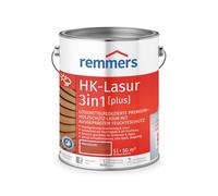 Remmers HK-Lasur Lasure 3 en 1 [plus] acajou mat, 5 litres, lasure de protection du bois de qualité supérieure à réduction de solvants pour l'extérieur, 3 en 1, séchage rapide, longue durée
