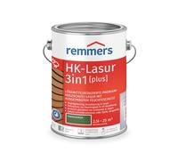 Remmers HK-Lasur Lasure 3 en 1 [plus] Vert sapin mat 2,5 l Lasure pour bois d'extérieur 3 couches avec imprégnation + apprêt + lasure