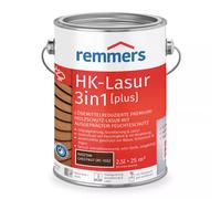 Remmers HK-Lasur Lasure 3 en 1 [plus] châtaignier, mat, 2,5 l, lasure de protection du bois de qualité supérieure à réduction de solvants pour l'extérieur, 3 en 1, séchage rapide, longue durée