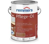 Remmers Huile soin pour bois Bangkiraï – intérieur & extérieur, solvantée, hydrofuge – 2,5 L